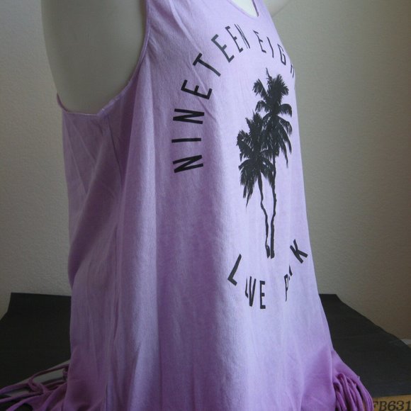 VICTORIA'S SECRET PINK Small (S) Beach Racerback Tank Top - Picture 7 of 9